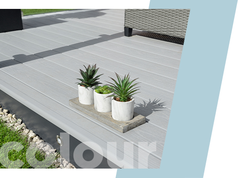 The colour of UPVC decking