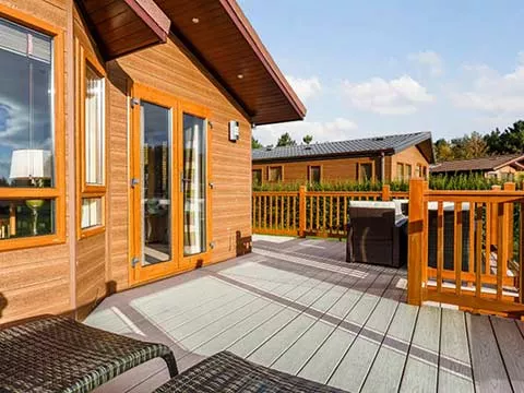 Oak Balustrades & UPVC Decking